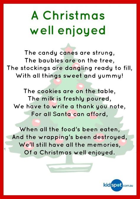 30 Luxury Funny Christmas Poems For Kids
