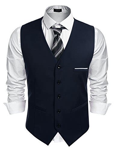 Coofandy Men S Fashion Formal Slim Fit Business Dress Suit Vest