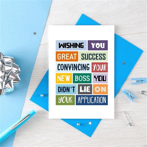 ♦ thank you message for colleagues. Funny New Job Card Coworker Leave Card Good Luck Colleague ...