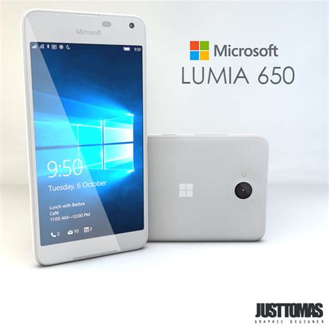 3d Microsoft Lumia 650 Model