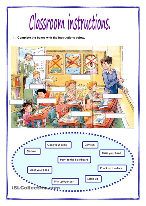 Classroom Instructions