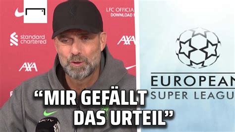 Klopp Statement Zur Super League überrascht Fc Liverpool Premier