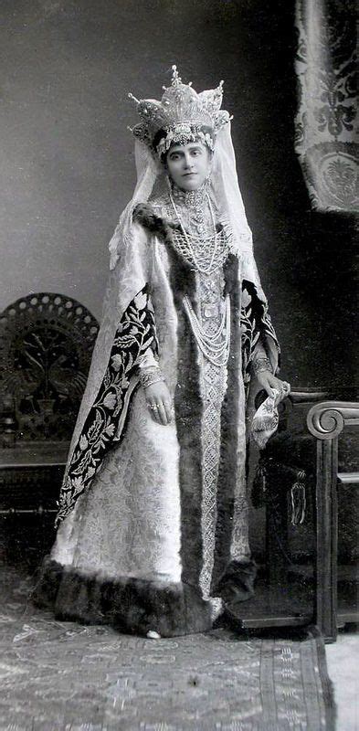 The Maid Of Honor Of The Russian Empress Maria Pavlovna Rodzyanko Born Princess Galitzine