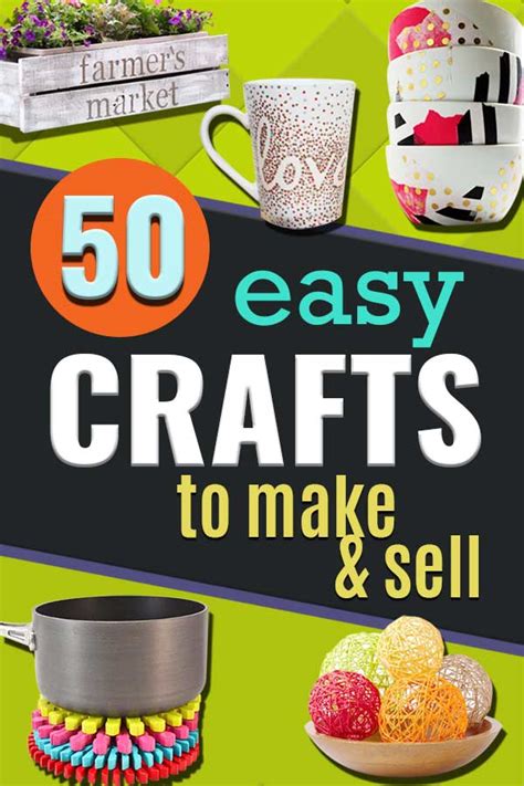 50 Easy Crafts To Make And Sell Quick Diy Craft Projects