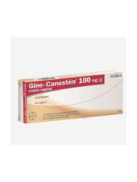 GINE CANESTEN 100 MG G CREMA VAGINAL 1 TUBO DE 5 G