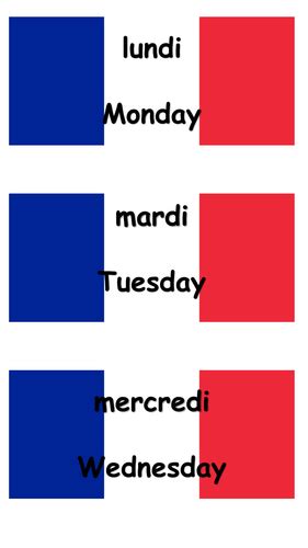 French Days Of The Week Teaching Resources