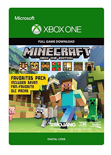 Minecraft Xbox One Edition Favorites Pack Xbox One Digital Code