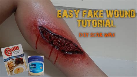 If the mixture is kept in a condition that is too warm the diy wax will separate. HOW TO MAKE SPECIAL EFFECTS WOUND TUTORIAL FOR BEGINNERS : DIY SCAR WAX - YouTube