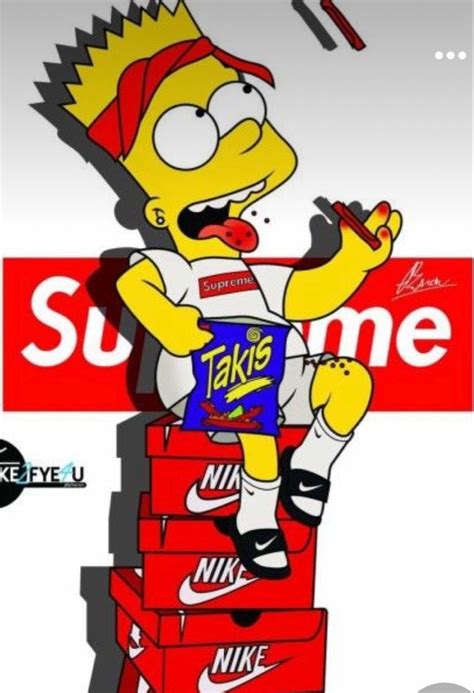 Supreme Taki Eater Bart Bart Simpson Simpson
