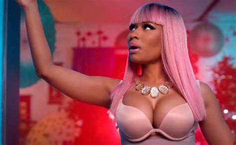 Nicki Minaj Shows Off Huge Cleavage In New Raunchy Video For The Night
