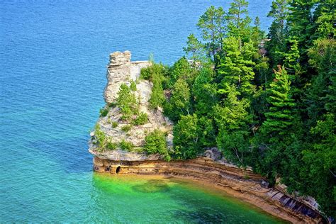 Miners Castle In Pictured Rocks National Lakeshore Near Munising