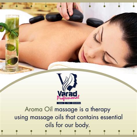 Aroma Oil Massage Is A Theraphy Using Massage Oils That Contains