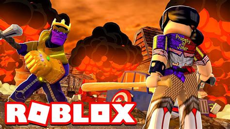 Becoming Thanos And Fighting Villains Roblox Super Villain Tycoon