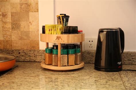 I have seen many diy lazy susan projects, and this lazy. X-cosrack 2-tier Lazy Susan Turntable | Lazy susan, Spice rack holder, Spice rack storage