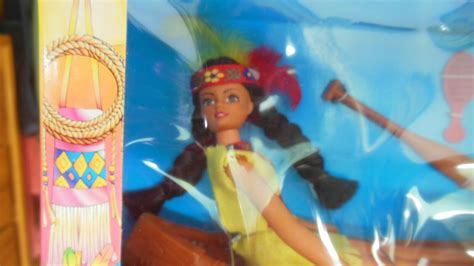 rare vintage indian princess canoe playset dolls clothing and accessories