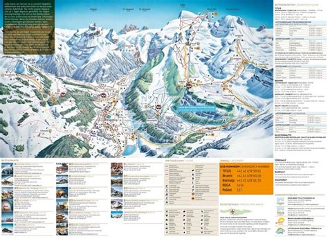 Engelberg Ski Map Engelberg Skiing Map