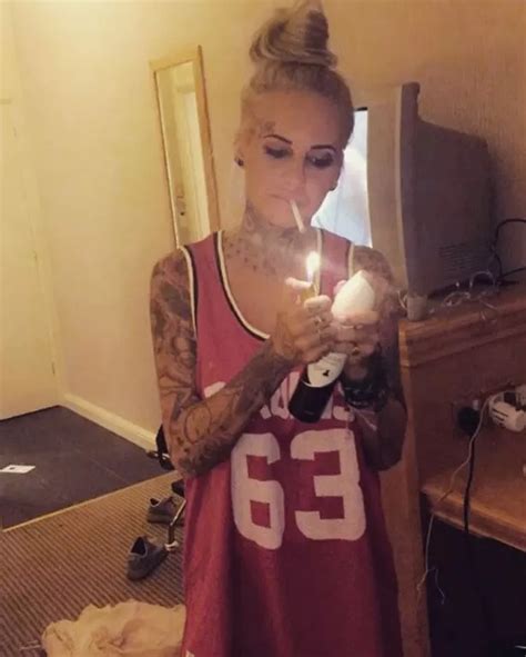 Jemma Lucy Sparks Outrage As She Attempts To Light Her Fag With An