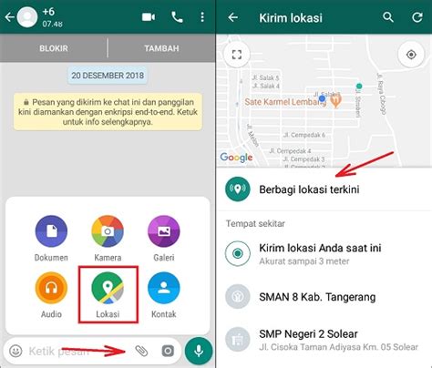 Misalkan anda sedang janjian bertemu dengan teman atau kerabat anda, dengan. Cara Share Lokasi Terkini Dengan Teman Melalui WhatsApp ...