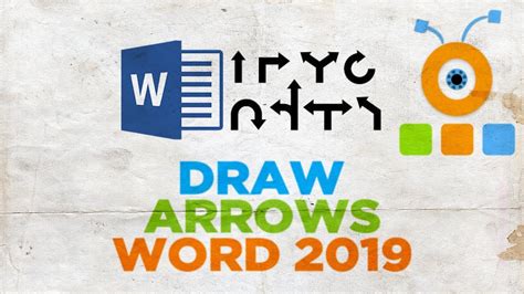 How To Draw Arrows In Word 2019 How To Insert Arrow In Word 2019