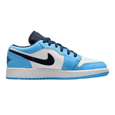 Air Jordan 1 Low Gs Unc University Blue White 2021 Solemate Sneakers
