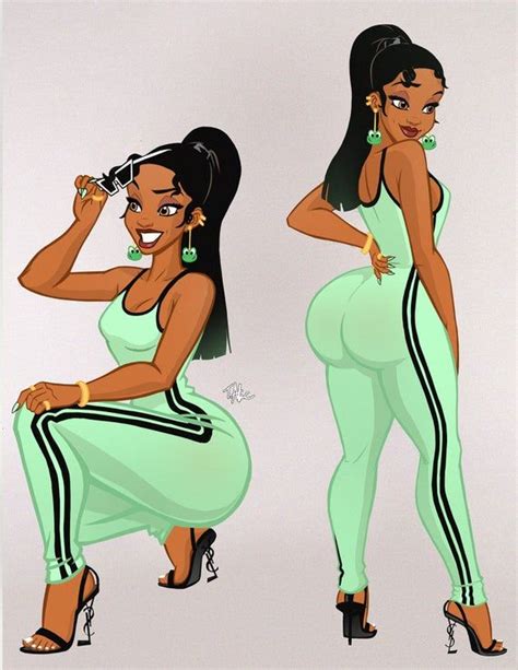 Princess Tiana Fashion Nova Etsy Sexy Black Art Black Girl Art