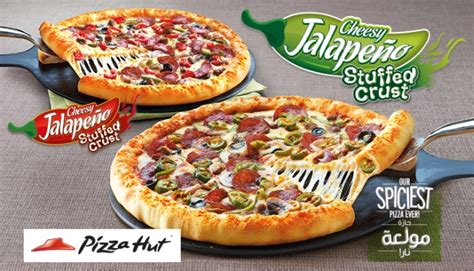 Pizza Hut Offers New Jalapeno Stuffed Crust Pizza In Middle East