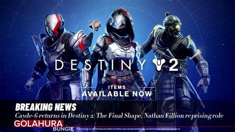 Cayde 6 Returns In Destiny 2 The Final Shape Nathan Fillion Reprising