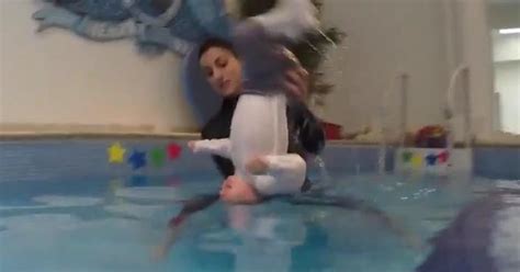 Babies Are Being Thrown Into Pools Unaided And Left To