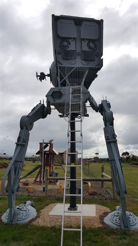 Star Wars Fanatic Creates Full Size At St Walker Complete