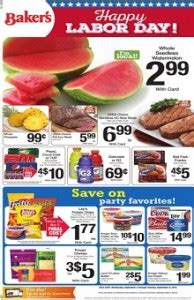 The pharmacy accepts certain health insurance plans for prescription medications. Baker's Weekly Ad & Circular Specials