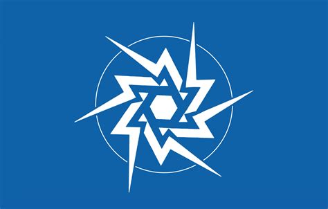 Futuristic Flag Of Israel Rvexillology