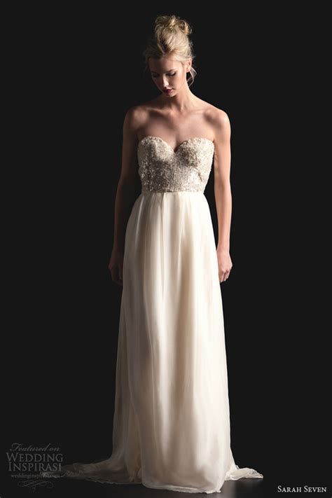 | modest wedding dress, wedding dress with short sleeves, fitted wedding dress #lovelybride #weddingdress. Sarah Seven Spring 2014 Bridal Collection | Wedding ...