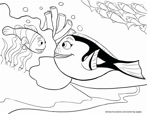 Nemo Fish Coloring Pages at GetDrawings | Free download
