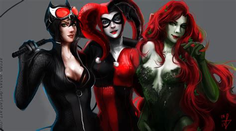 The Gotham City Sirens By Nath Batemann