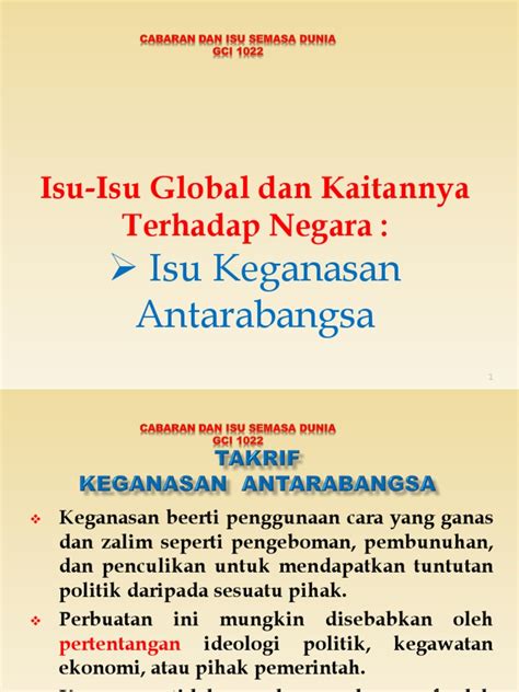 (peribahasa lain yang sama makna: Kesimpulan Keganasan Antarabangsa