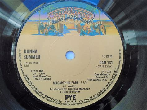 Richard harris was the second to record it. Album Macarthur park once upon a time de Donna Summer sur ...