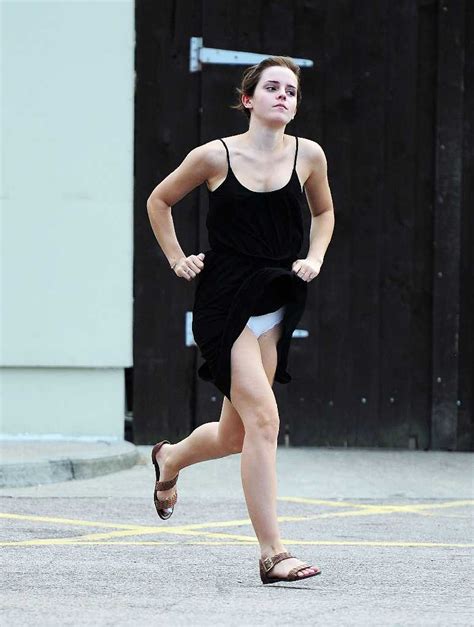 naturally bikini emma watson upskirt white panty with long black dress at london