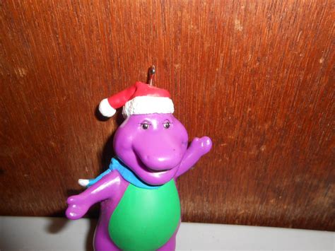 Vintage Hallmark Barney Purple Dinosaur Keepsake Christmas Ornament