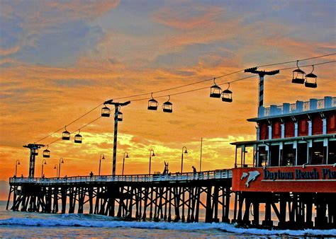 Times for daytona beach, fl Daytona Beach Sunrise | Daytona Beach Pier at sunrise ...