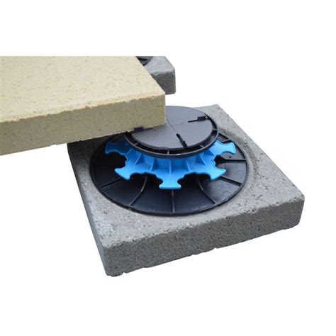 Plots bã©ton terrasse en bois : Dalle Support Béton Pour Plot À Vérin 25X25Cm 16063116 ...