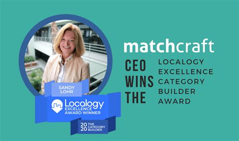 Matchcrafts Ceo Wins The Localogy Excellence Category Builder Award