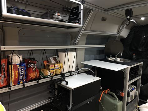 Vandoit Camper Van With Internal Skeleton Grid Tracking System Ford