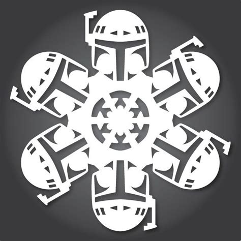 Boba Fett Snowflake Imgur Paper Snowflake Designs Paper Snowflake