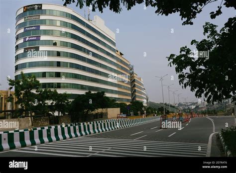 View Of Synchrony Financial Office Building In Hyderabadindia Stock