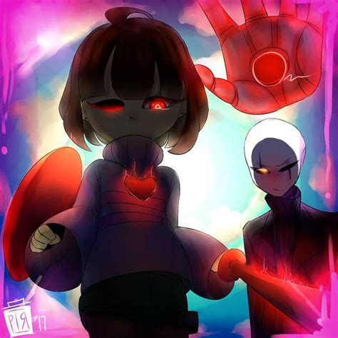 Glitchtale Bring It On Frisk And Gaster By Ptrazor On Deviantart