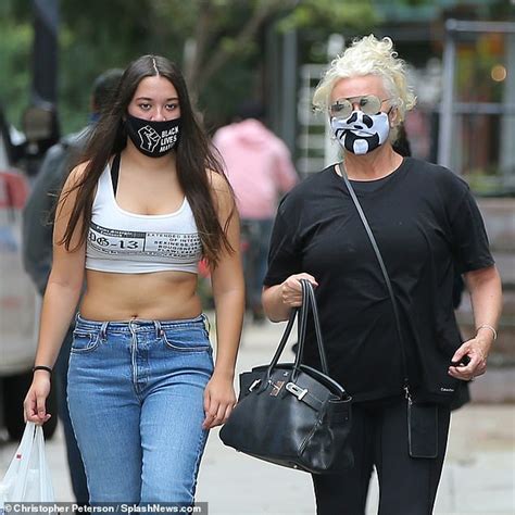 Actress Deborra Lee Furness And Daughter Ava Wear Masks As They Pick Up