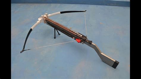 Homemade Survival Crossbow Simple Trigger Mechanism Youtube