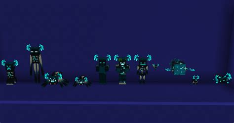 Sculkified Mobs Minecraft Texture Pack