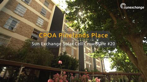 Check spelling or type a new query. Sun Exchange Solar Crowdsale #20 - CPOA Pinelands Place ...