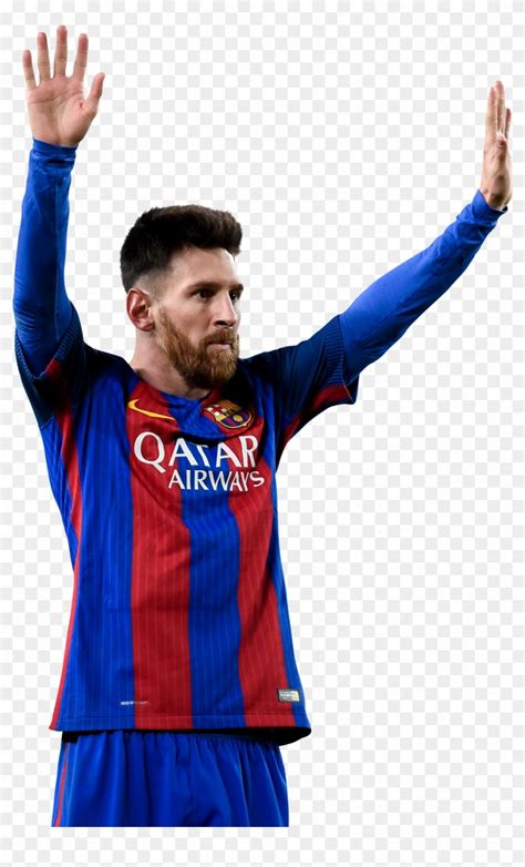 Lionel Messi Football Render Messi 2017 Logo Png Transparent Png